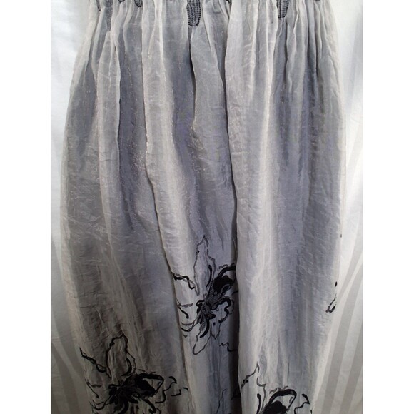 Lapis Goth Boho Lily Floral Convertible Tube Dress Maxi One Size - Picture 4 of 16